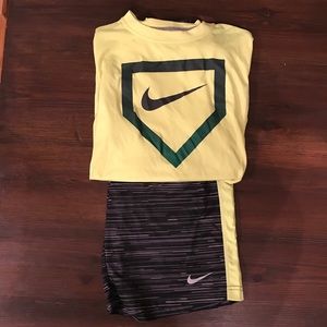 Nike shorts and shirt